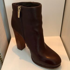 Vince Camuto Dark Brown Block Heel Boots